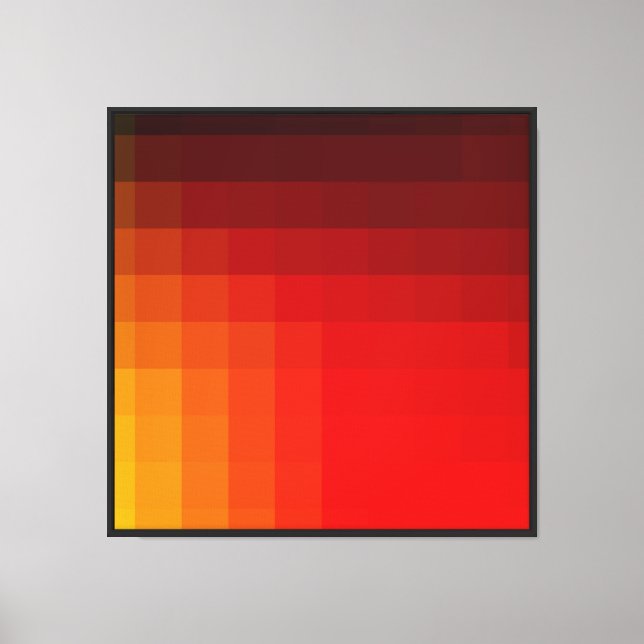 Bright Abstract Design Canvas Print (Front)