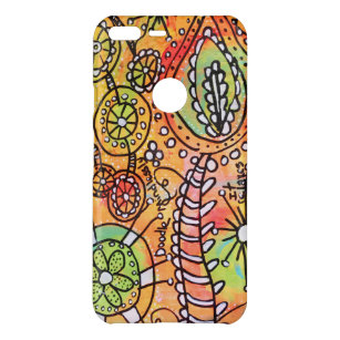 Bright Abstract Floral Doodle Artistic Colorful Uncommon Google Pixel XL Case