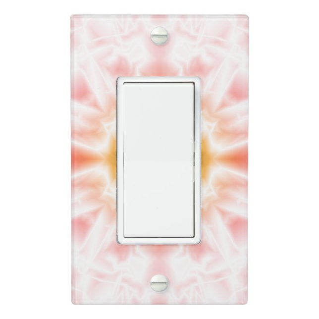 Bright Abstract Light Switch Cover (In Situ)
