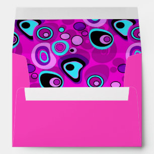 Bright, abstract , Magenta Envelope