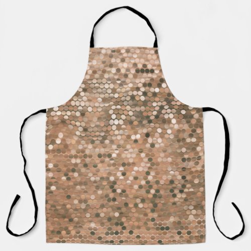 Bright abstract mosaic vintage background with glo apron