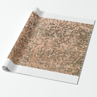 Bright abstract mosaic vintage background with glo wrapping paper