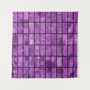 Bright abstract mosaic violet background with glos tapestry