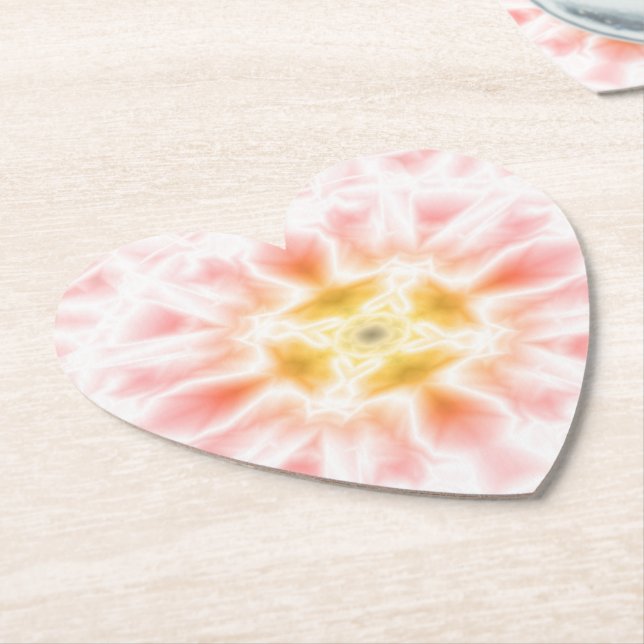 Bright Abstract Paper Coaster (Angled)