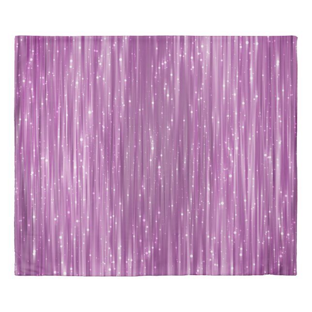 Bright abstract pink background with glitter duvet cover (Front)