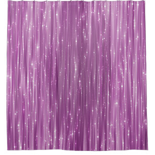 Bright abstract pink background with glitter shower curtain