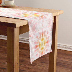 Bright Abstract Short Table Runner