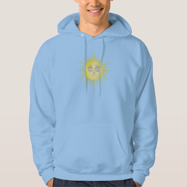 Bright Abstract Sun Art Hoodie (Front)
