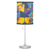 Bright Abstract Treble Clef Music Notes Table Lamp (Right)