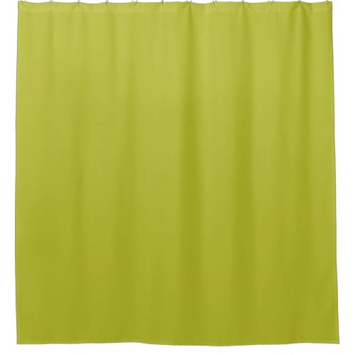 Bright Acidic Green Fragile Sprout Solid Color Shower Curtain