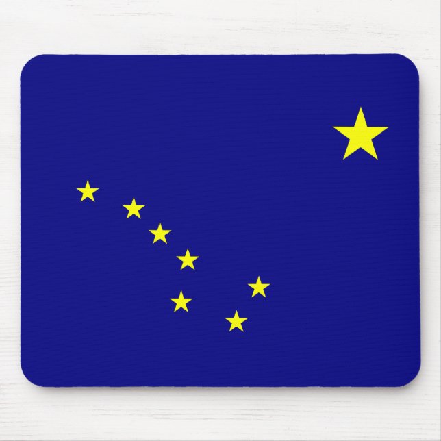 Bright Alaskan Flag Mouse Pad (Front)