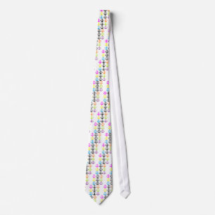 Bright Anchors Neck Tie