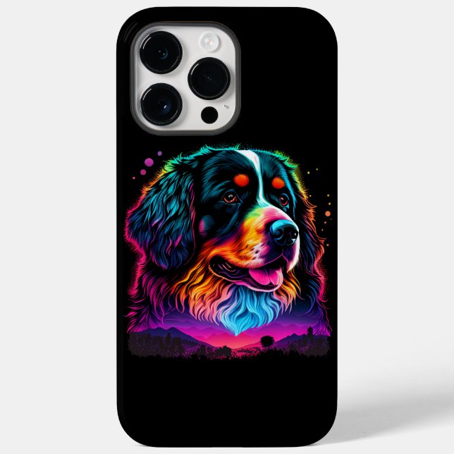 Bright and Beautiful Bernese Mountain Dog Case-Mate iPhone Case (Back)