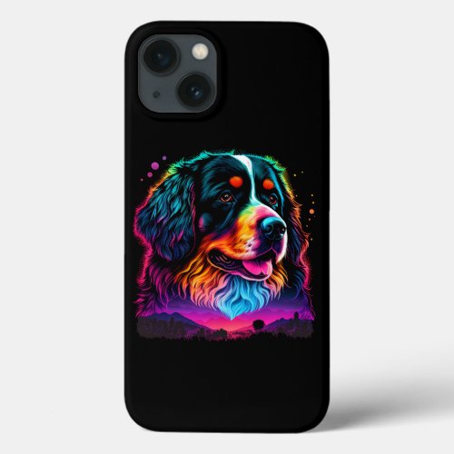 Bright and Beautiful Bernese Mountain Dog iPhone 13 Case