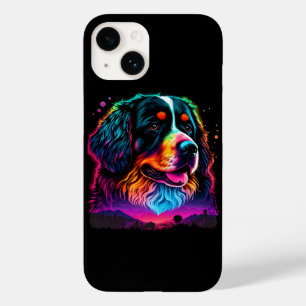 Bright and Beautiful Bernese Mountain Dog Case-Mate iPhone 14 Case