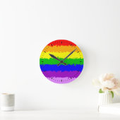 Bright and beautiful Rainbow Round Clock (Home)