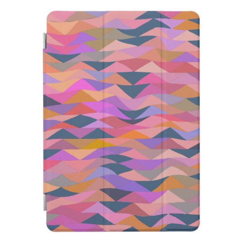 Bright and Bold Abstract Triangles in Vivid Color iPad Pro Cover