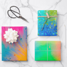 Bright and Bold Colorful Splatter