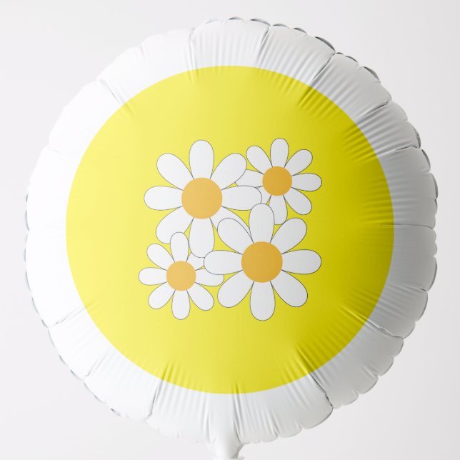 Bright and Bold Daisy Balloon (Front)