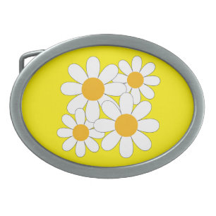 Bright and Bold Daisy Belt Buckle