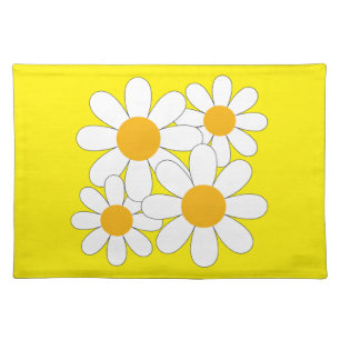Bright and Bold Daisy Cloth Placemat