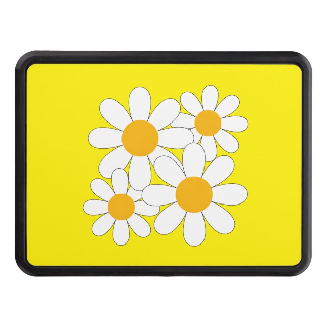 Bright and Bold Daisy Hitch Cover (Front)
