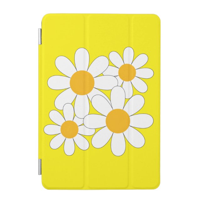 Bright and Bold Daisy iPad Mini Cover (Front)