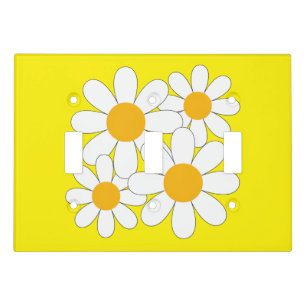 Bright and Bold Daisy Light Switch Cover