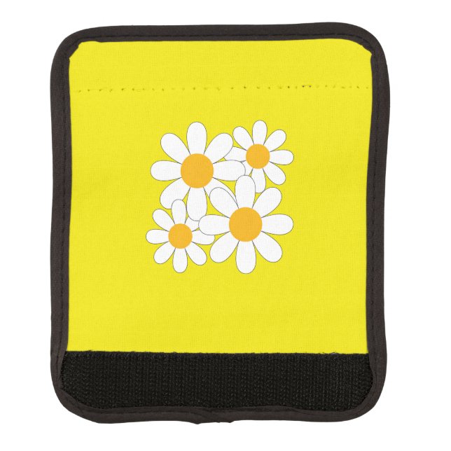Bright and Bold Daisy Luggage Handle Wrap (Front)