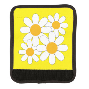 Bright and Bold Daisy Luggage Handle Wrap