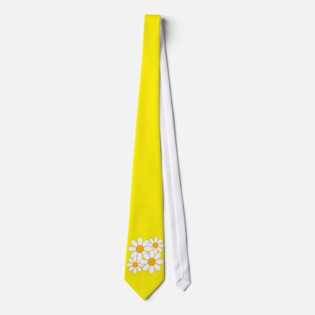 Bright and Bold Daisy Neck Tie (Front)