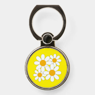 Bright and Bold Daisy Phone Ring Stand