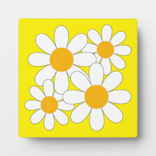Bright and Bold Daisy Plaque