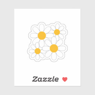 Bright and Bold Daisy Sticker