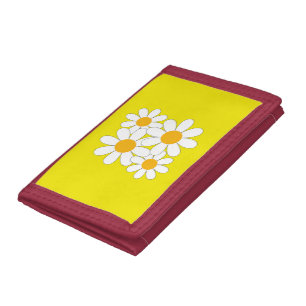 Bright and Bold Daisy Tri-fold Wallet