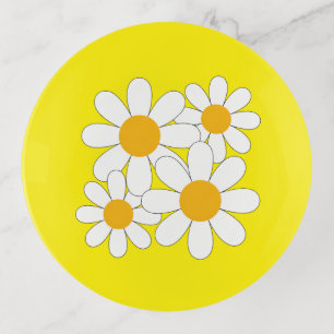 Bright and Bold Daisy Trinket Tray