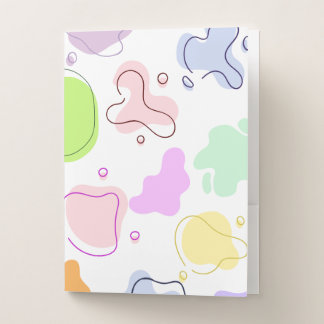 "Bright and Bold: Organize with Colorful Folders" Pocket Folder