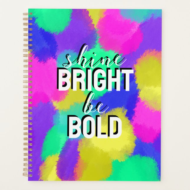 Bright and Bold Planner (Front)