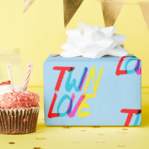 Bright and Bold Twin Themed Wrapping Paper