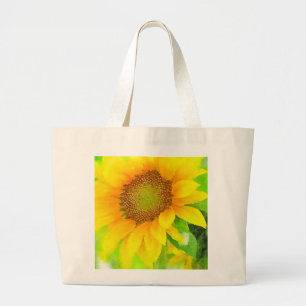 Bright and Cheery Yellow Sunflower Tote Bag