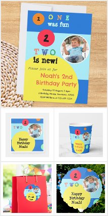 Bright and Colorful 2nd Birthday Party