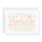 Bright and Colorful Baby Shower Invite