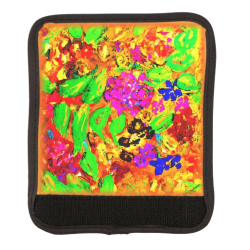 Bright And Colorful Flowers Art Buy Now Luggage Handle Wrap