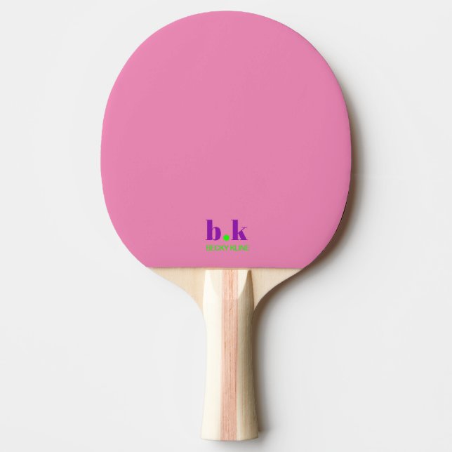 Bright and Colorful Ping Pong Paddle (Front)