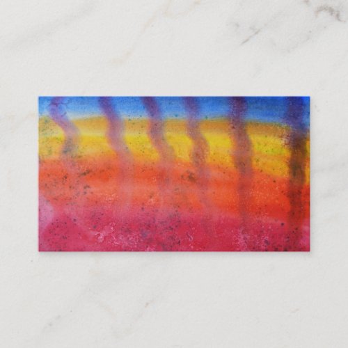 Bright and Colorful. Red, Blue and Yellow Pattern. Business Cards