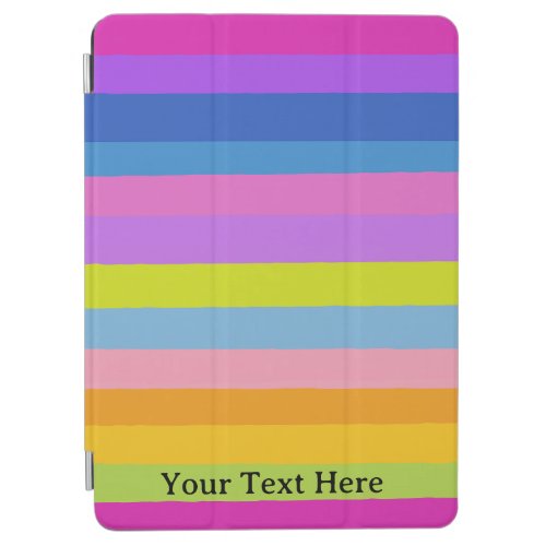 Bright and Colorful Stripes Design iPad Air Cover