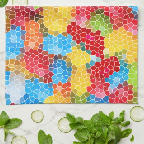 Bright and Colorful Unique Abstract Pattern Towel
