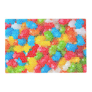 Bright and Colorful Unique Pattern Placemat
