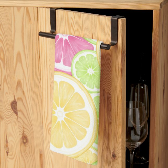 Bright and Fun Citrus Pop Summer Paper Kitchen Towel (Thirds Fold)