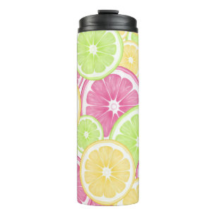 Bright and Fun Citrus Pop Summer Thermal Tumbler
